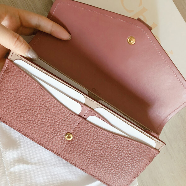 クロエ【アウトレット】Chloe長財布ロングウォレットABYアビーシリーズ 