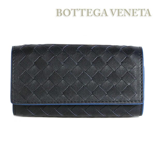 ボッテガヴェネタ BOTTEGA VENETA ケース ネイビー ボッテガヴェネタ