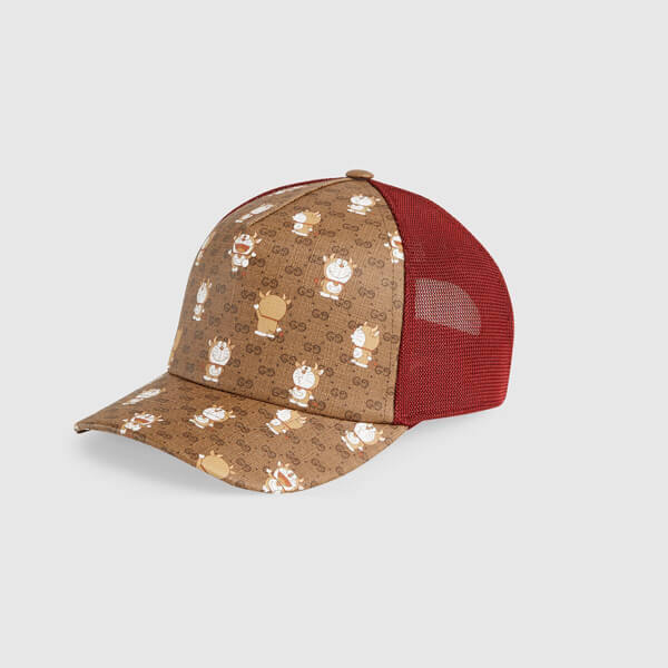 グッチ ドラえもん グッチ【限定】コラボ ベースボール キャップ
