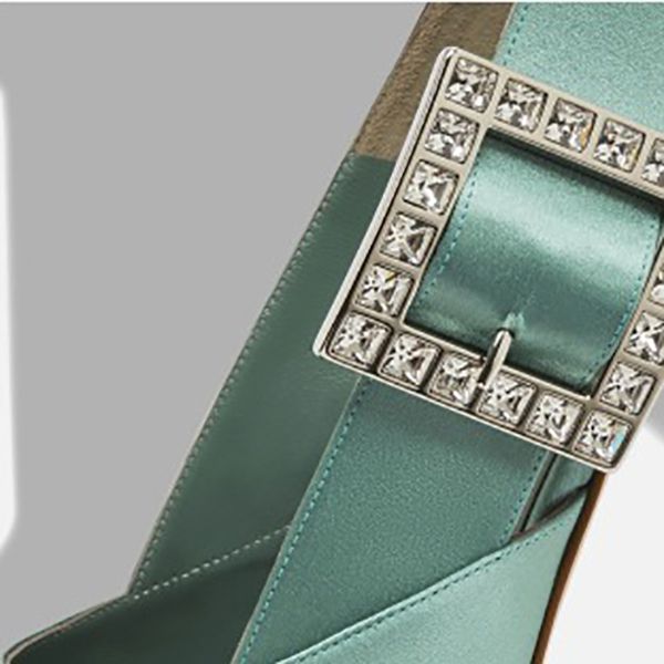 MANOLO BLAHNIK☆新作☆NINUTRA☆サテン スリングバックポンプマノロ