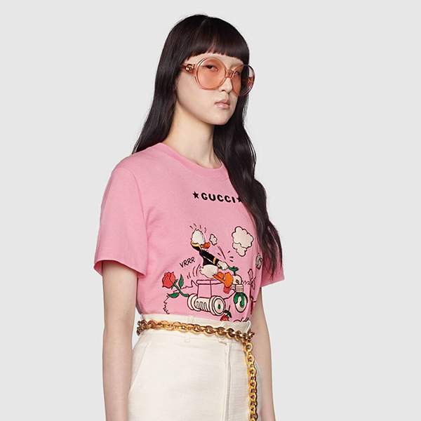 グッチ ドナルドダック プリント Tシャツ