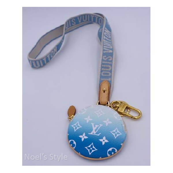 LOUIS VUITTON ルイヴィトン ランヤード ミュルティポシェット グラデーション モノグラム バイザプール ネックストラップ付き ケース キーホルダー M00284 LOUIS VUITTON - LOUIS VUITTON ルイヴィトン ランヤード ミュルティ