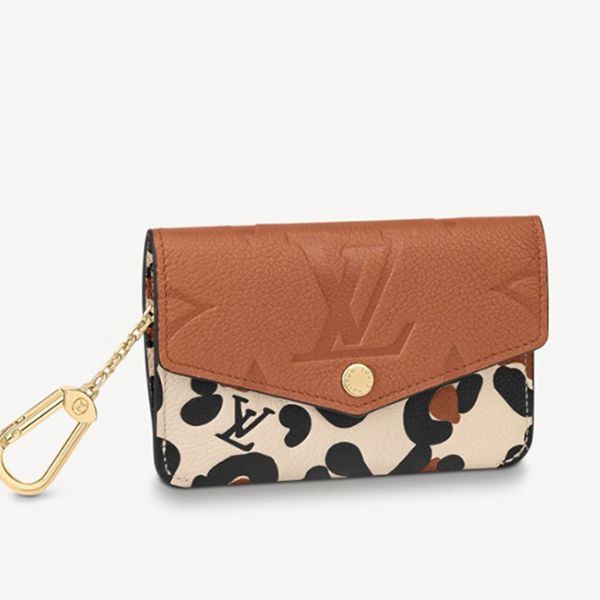 LOUIS VUITTON レオパード　ポシェットクレ　M80692 ヴィトン ヒョウ柄 財布 ポシェット・クレ NM チャーム キーリング