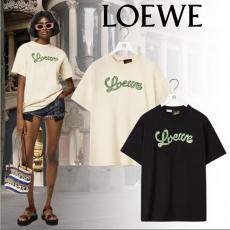2022SSNEW【ロエベ コピー 】ロゴ入り サボテンモチーフTシャツ