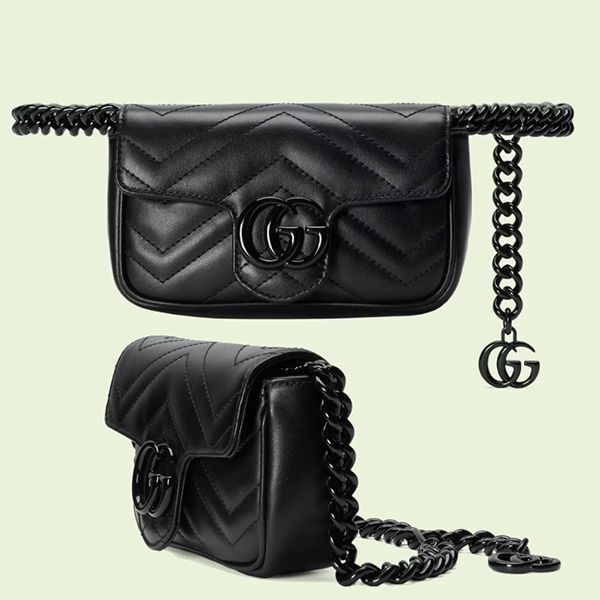 完売前に!グッチ GGマーモント ベルトバッグ ショルダーバッグ コピー
