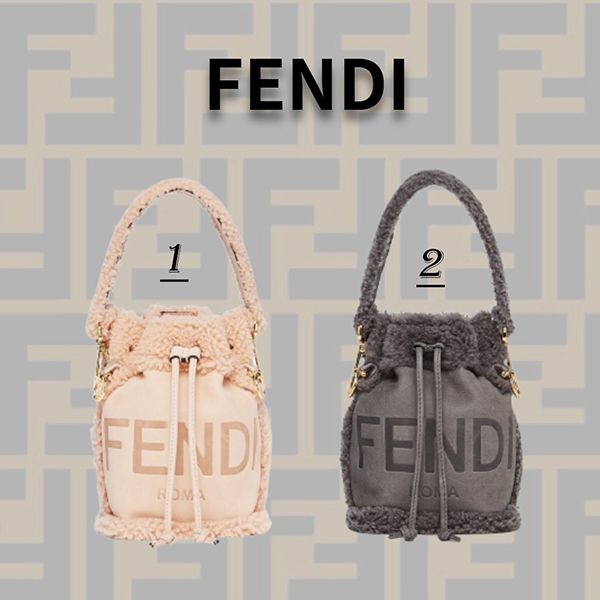 大人気!フェンディ モントレゾール もこもこバック ミニバッグ 