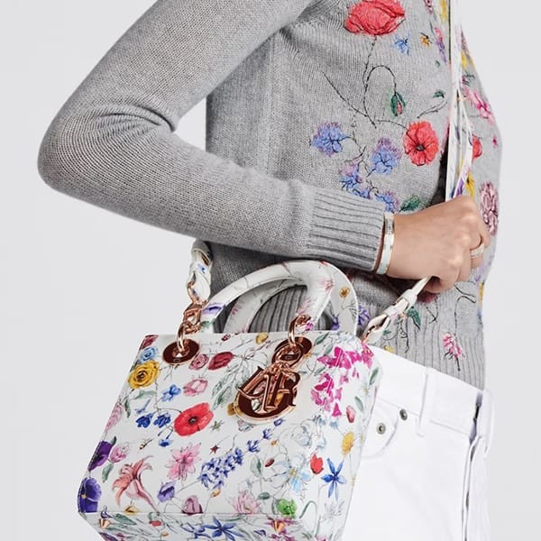 ディオール Dior Christian 花柄 ハンドバッグ ブックトート 偽物 DIOR