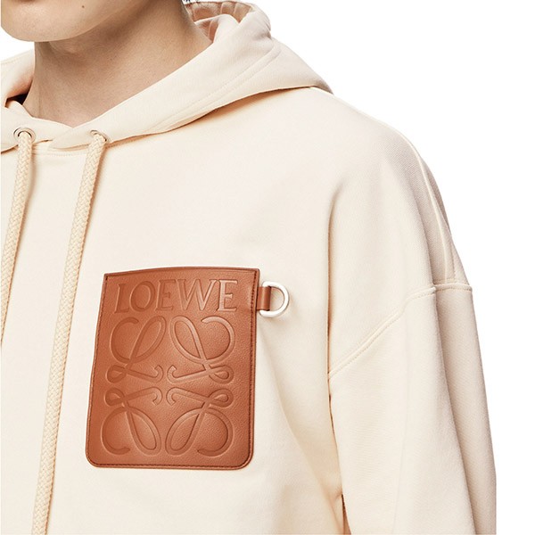 J*様 美品　LOEWE ロエベ　アナグラムレザーパッチフーディー ロエベ アナグラム レザーパッチ N級品 フーディー H526Y25X30ロエベコピー
