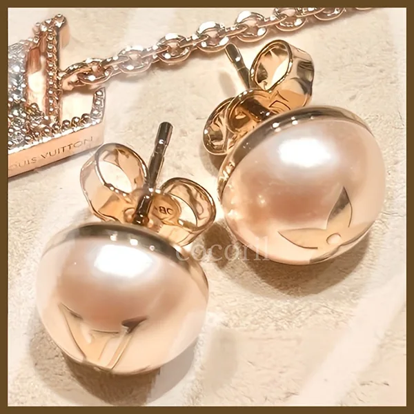 人気のピンクゴールド♪】◇ルイヴィトン◇ピアス コピー M02394ルイ