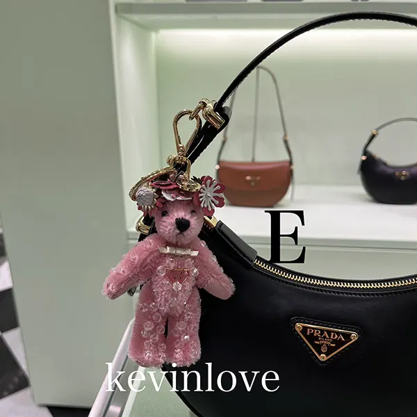プラダ コピー メタルリング付 Teddy バッグチャーム