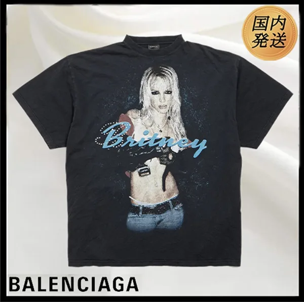 2026新色【☆バレンシアガ×BritneySpears】オーバーサイズTシャツ