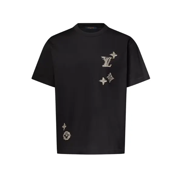 入手困難ルイヴィトン エンブロイダリーシグネチャーTシャツ 1AK7FX