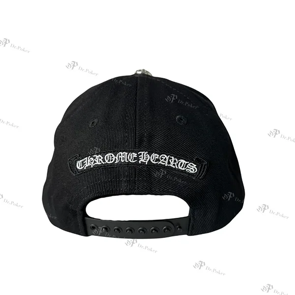 クロムハーツ】Black CH Cross Denim ベースボール キャップ ch26686