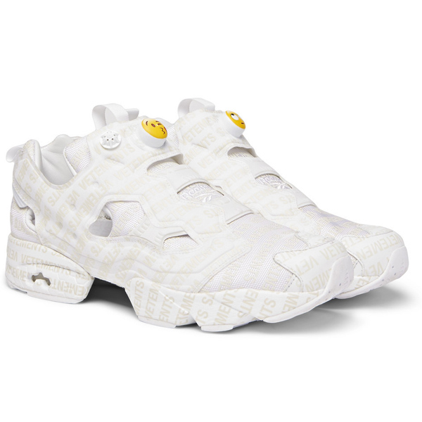 VETEMENTS/Reebok モノグラムロゴ ポンプフューリー スニーカー 【公式